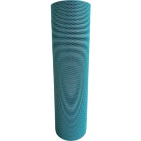 Resim Tbm Plastik Kaydırmaz Turkuaz Bal Petek Paspas En: 120CM 