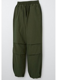 Resim Breeze Kız Çocuk Paraşüt Jogger Paça Pantolon 6-12 Yaş, Haki Yeşil Haki Yeşil 