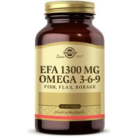 Resim Solgar Efa 1300 Mg Omega 3-6-9 60 Softgel 