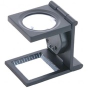 Resim -25x25 Mm Full Çelik Kaplı Katlamalı Büyüteç Th-9005b 