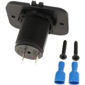 Resim Oto Çakmak Fiş Çakmaklık Dişi Pano Tip 30Mm Şase Monteli 1 Adet N11.169 