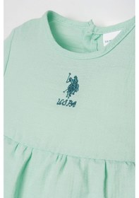 Resim U.S. Polo Assn. U.s Polo Assn. Kız Bebek Yeşil Elbise 5274-50232 Yeşil 