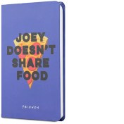 Resim FRIENDS SERT KAPAK LASTIKLI MINI DEFTER PIZZA MOR 
