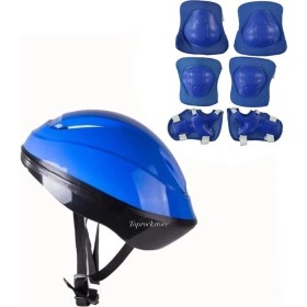 Resim Top Rock Store Çocuk Kask Dizlik Dirseklik Koruyucu Set 7 Parça 