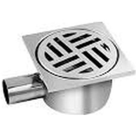 Resim Kare Yer Sifonu Paslanmaz Süzgeçli 304 Tema 