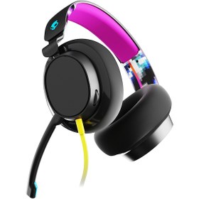 Resim Skullcandy Slyr Mikrofonlu Kulaküstü Oyuncu Kulaklığı Black Skullcandy