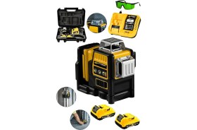 Resim Sturdy 360° 12 Köşe 50 Metre Ölçüm 2 Akülü Yeşil Çizgili Hizalama Lazer Metre Çizgi Hizalama Makinesi Kırılmaz Kompact Gövde 