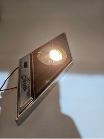 Resim BsElektronik Etiketçilere Özel Seville Lamba Direk Lambası Gazetelik Maun Gold Tasarım 