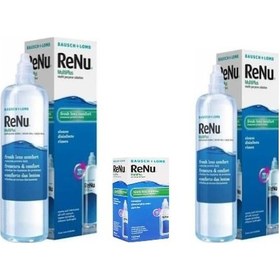 Resim Bausch + Lomb Renu Multiplus Lens Solüsyonu 2 x 360 ML + Renu Lens Solüsyonu 120 ML 