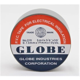 Resim Globe Pvc Elektrik İzolasyon Bant "0.13x19x10yrds" Gri 500'lü 1 Koli 