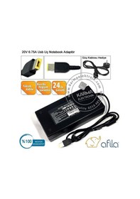 Resim Teknikshop Lenovo Uyumlu Ideapad S740-15Irh, Y700-15Acz Şarj Adaptörü 135W 6.75A 