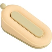 Resim Rogfer Ev Tipi Deliksiz Sabit Kapı Durdurucu Çarpışma Önleyici Donut Kapı Durdurucu Sarı 