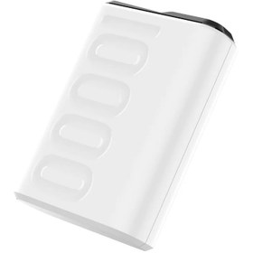 Resim Bix TPB15 10000mAh PD 20W USB-C USB-A QC 3.0 22.5W Dijital Ekranlı Hızlı Şarj Destekli Mini Powerbank Beyaz 