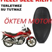 Resim Universal Honda Cbf 150 Sele Kılıfı Fileli 3d Çift Katlı 