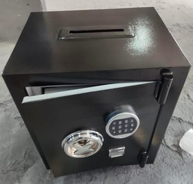 Resim Montajlı 60 cm Çelik Kumbara Para Kasasi ŞİFRELİ ANAHTARLI 