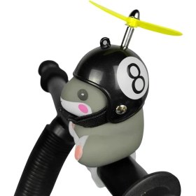Resim Pengfu Shop No.2 Tarzı Mini Kauçuk Hamster Bisiklet Aksesuarları Iç Sevimli Pervane Bisiklet Dekorasyon Motosiklet Süsler Bisiklet Aksesuarları (Yurt Dışından) 