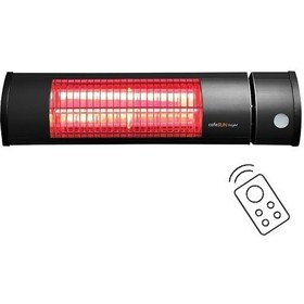 Resim Cafesun Dış Mekan Uzaktan Kumandalı Infrared Dış Mekan Isıtıcı 2000W 