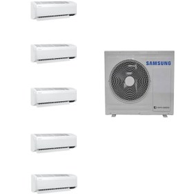 Resim Samsung WindFree Multi AJ100TXJ5KH/EA 10 kW 1 Dış + 5 İç Ünite (9+9+12+12+18) Duvar Tipi Klima 