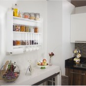 Resim Ahşap Mutfak Dolabı Terek Bahratlık Rafı 