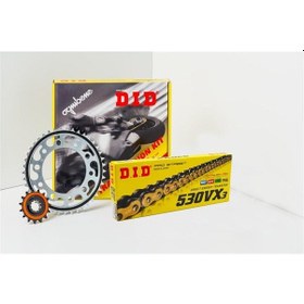 Resim Ducatı Multıstrada 1200 10-17 D.ı.d Zincir Dişli Set 15t-40t Dıdst530-6 