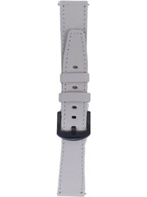 Resim Fro Lw38-43 20 Mm Hakiki Deri Düz Krem Kordon Siyah Toka 