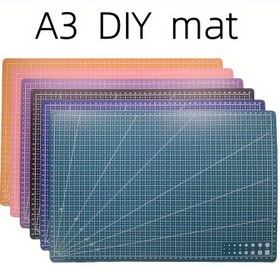 Resim 1 adet Çok Renkli DIY El Sanatları Matı - Ultra-İnce, 45x30cm, Masada, Masa Üstü ve El Sanatları Projeleri için Canlı Pastel Tasarımları, El Sanatları Matı | Canlı Tasarım Matı | Dayanıklı El Sanatları Matı, El Sanatları Malzemeleri 