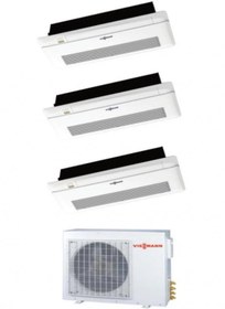 Resim Viessmann Vitoclima Multi Tek Yön Kaset 1+3 Sistem (O4F3080M2) 3x12000 Btu İç 8,0 kw Dış Ünite 