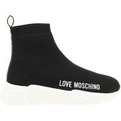 Resim Love Moschino Siyah Kadın Yüksek Taban Sneaker JA15343G0FIZ4000 Love Moschino