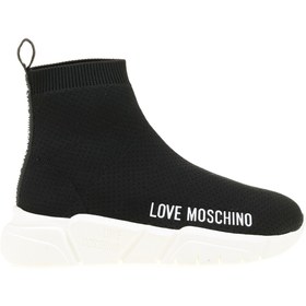 Resim Love Moschino Siyah Kadın Yüksek Taban Sneaker JA15343G0FIZ4000 