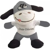 Resim Özür Dilerim Peluş Eşek Oyuncak 