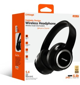 Resim Linkage Lbk-07 Kablosuz Kulak Üstü Lacivert Bluetooth Kulaklık | Stereo | Bluetooth 5.1 | Mikrofonlu 