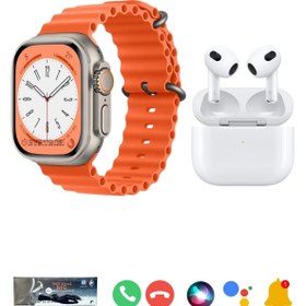 Resim BYRTECH T900 Watch Ultra 2 Akıllı Saat + 3. Nesil Bluetooth Kulaklık İkili Paket 