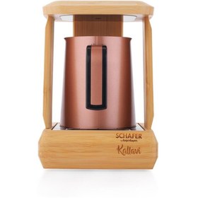 Resim Schafer Kallavi Bambum Türk Kahve Makinesi-Rosegold 