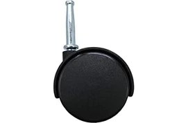 Resim Peri Store 9406 Ofis Sandalyesi Tekerleği, Frenli Çift Tekerlek, 5 Cm, 8 mm Şaft Çapı, 34 kg Taşıma Kapasitesi, 2'li Paket, Siyah 