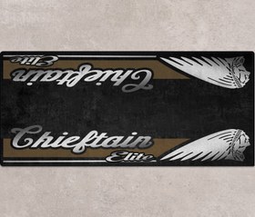 Resim CHIEFTAIN ELITE İçin Tasarlanmış Motosiklet Matı - MM7330 - Super Graphite Smoke Black Smoke with Shadow Bronze Accents / Standart / 260cm x 120cm 