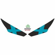 Resim Genel Markalar RKS R250 2023 UYUMLU FAR STİCKER X MAVİ 