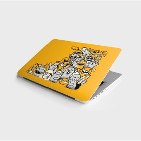 Resim Laptop Sticker Bilgisayar Notebook Pc Kaplama Etiketi Doodle 