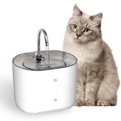 Resim Kedi ve Köpek için 1 Adet Ultra Sessiz Otomatik İçme Çeşmesi, 2.2L Kedi Su Sebili Filtreli 