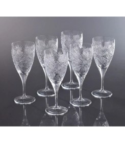 Resim Paşabahçe Kesme Göz Dekor 6 Lı Kadeh 320 Cc 