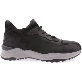 Resim Dgn Erkek Sneakers Ayakkabı Siyah Hakiki Deri 34363396 