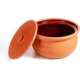 Resim Tureks Pottery İçi Sırlı Güveç Tencere 