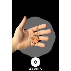 Resim Basketbol Topu Anahtarlık – Sporcu Çanta & Anahtar Süsü 