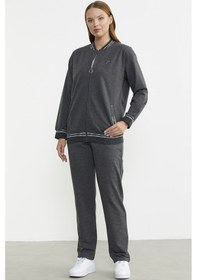Resim Sementa Triko Kombinli Tunik Eşofman Takım - Antrasit 001 