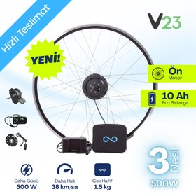 Resim Byqee V23 [3. Nesil - 500W] : Her Türden Bisiklet İçin Elektrik Dönüşüm Kiti 