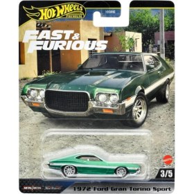 Resim Hot Wheels Fast-Furious Premium Araba 72 Ford Gran Torıno Sport HNW46-HYP72 