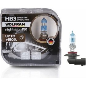 Resim Hb3 Halojen Ampul Nv +%150 Fazla Işık Ve %20 Beyaz Işık 12v 60w 29005nv 