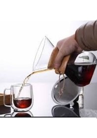 Resim Cam Kahve Demleme Karafı 600ml Şeffaf 