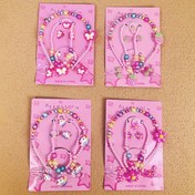 Resim 10 adet Kız Sevimli Kolye ve Saç Tokası Seti - Dört Stil Mevcut, Günlük Giyim veya Geziler için Mükemmel Aksesuar Kombinasyonu, İdeal Hediye (Karton Dahil Değil), Kız Kolyesi, Kız Parti Hatırlatıcısı, Kız Aksesuarı, Masha Parti Aksesuarları Kızlar İçin, Kızlar İçin Saç Aksesuarları 