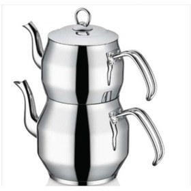 Resim Inter Çelik Köşem Orta Boy Çaydanlık Çelik 