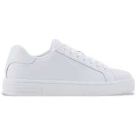 Resim Armani Exchange Kadın Minimalist Sneaker - Beyaz 